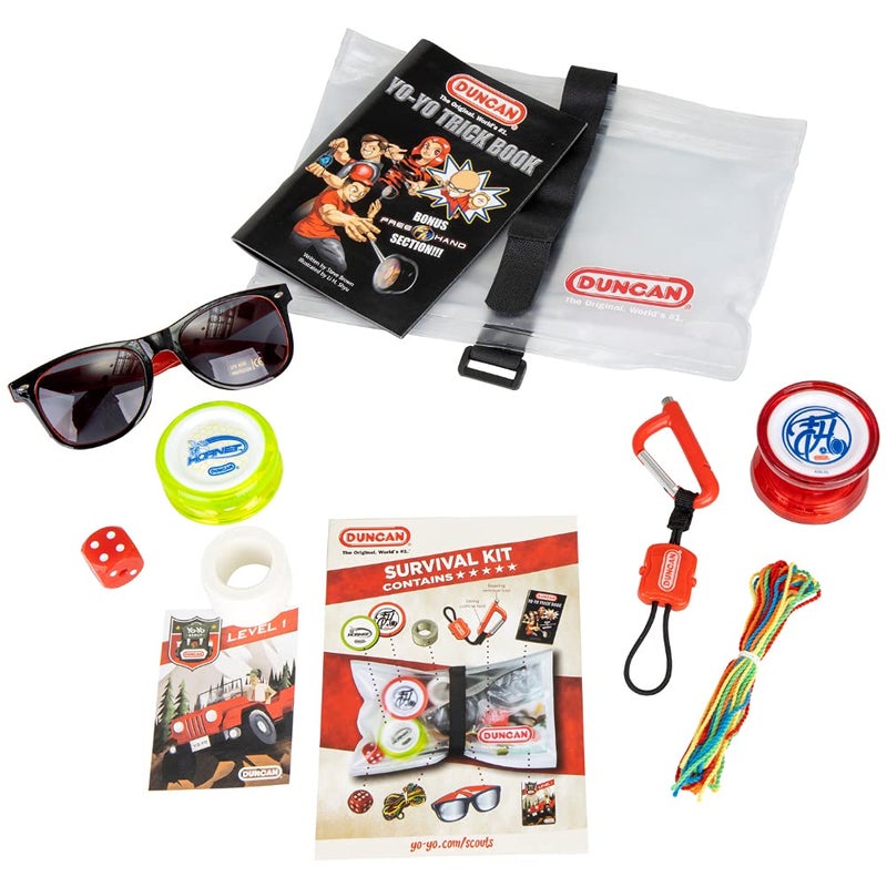 Duncan Toys Yo-Yo Scout Survivor Pack, Yo-Yo Gift Set with [2] Yo-Yos, Accessories, Trick Book and More - Image 1